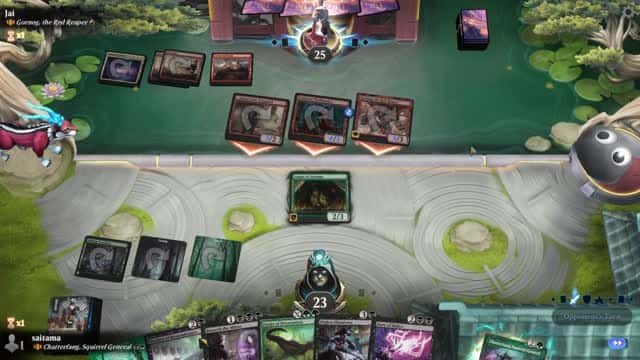 Watch MTG Arena Video Replay - Chatterfang, Squirrel General by saitama VS Gornog, the Red Reaper by Jai - Historic Brawl