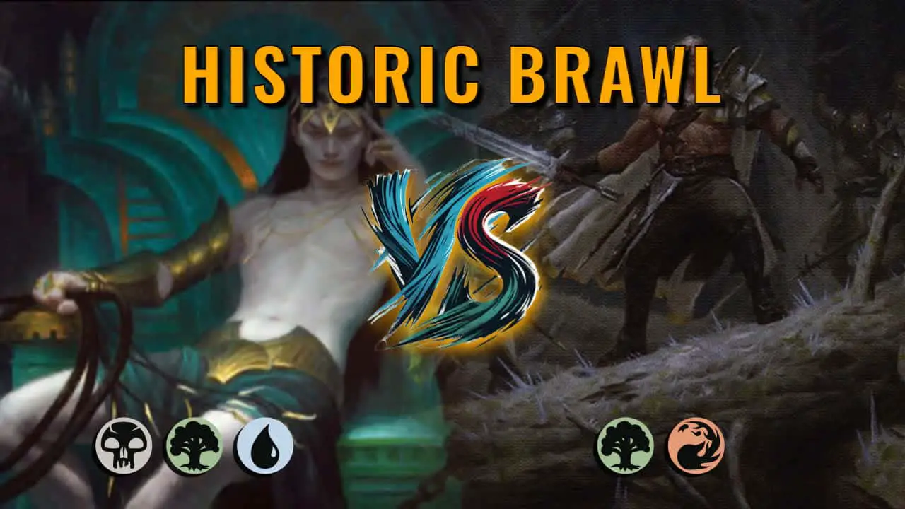 Watch MTG Arena Historic Brawl Video - Tasigur, the Golden Fang by saitama VS Tovolar, Dire Overlord by Xarlic283 - 012bcd