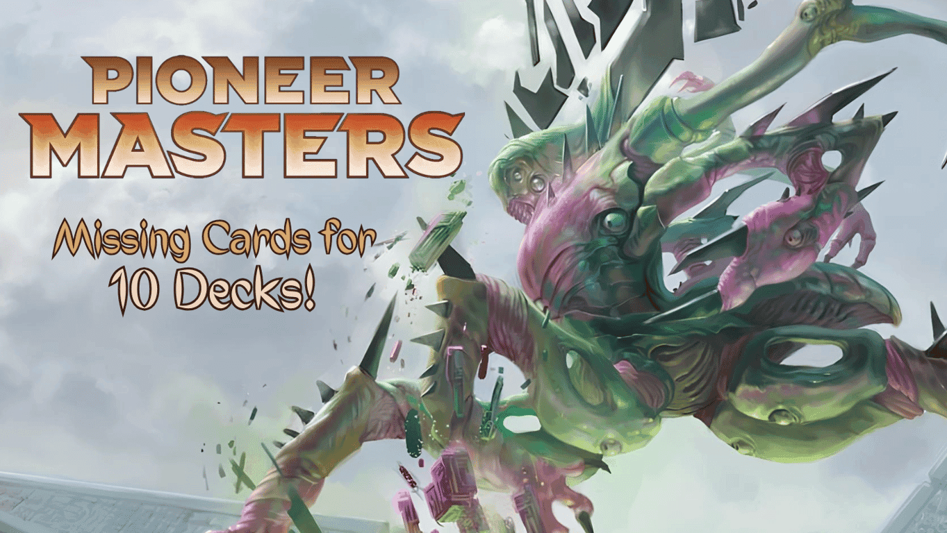 Discover the missing Pioneer Masters cards that could enhance 10 MTG Arena decks, including Eldrazi, Goblins, and Metalwork Colossus, in Explorer format!