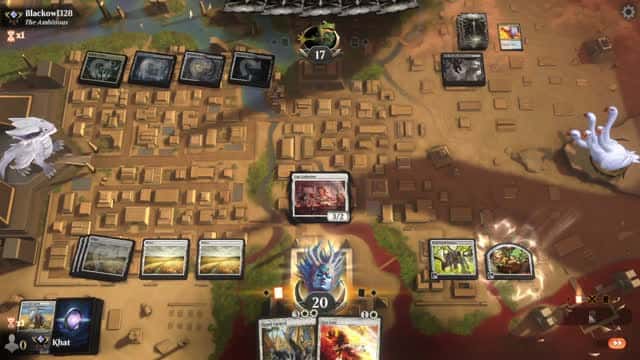 Watch MTG Arena Video Replay - Mono White Aggro by Khat VS Esper Control by Blackowl328 - Explorer Ranked