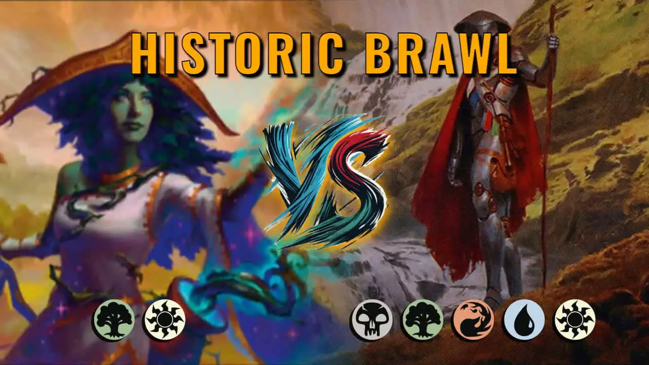 Watch MTG Arena Historic Brawl Video - Sythis, Harvest's Hand by saitama VS Golos, Tireless Pilgrim by David - e1612a