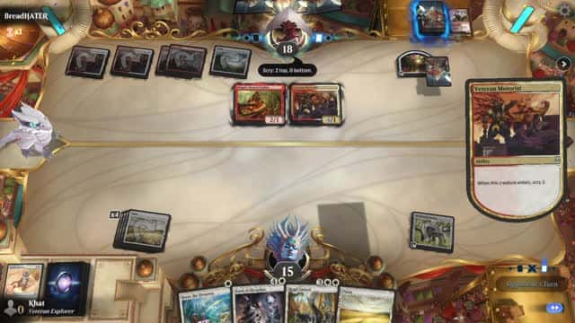 Watch MTG Arena Video Replay - Mono White Aggro by Khat VS Boros Aggro by BreadHATER - Explorer Play