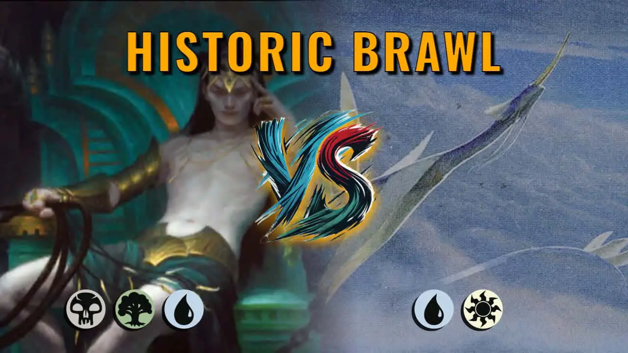 Watch MTG Arena Historic Brawl Video - Tasigur, the Golden Fang by saitama VS Yorion, Sky Nomad by syk - c232fd