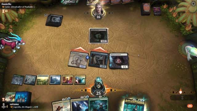 Watch MTG Arena Video Replay - Lagrella, the Magpie by saitama VS Jadar, Ghoulcaller of Nephalia by Daniello - Historic Brawl