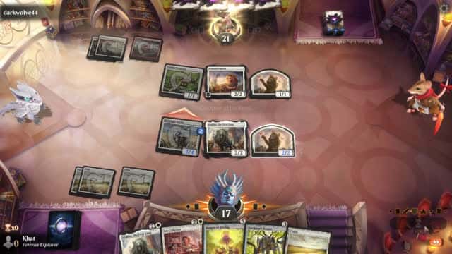 Watch MTG Arena Video Replay - Mono White Aggro by Khat VS Boros Aggro by darkwolve44 - Explorer Play
