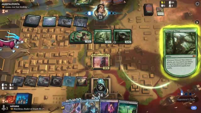 Watch MTG Arena Video Replay - Marchesa, Dealer of Death by saitama VS Azusa, Lost but Seeking by AKHENATON76 - Historic Brawl