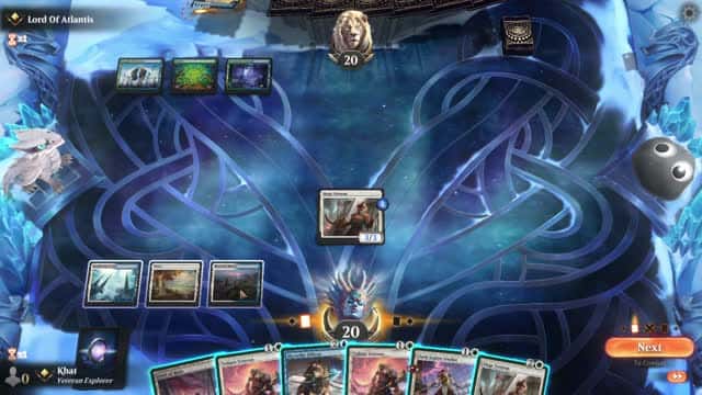 Watch MTG Arena Video Replay - Azorius Aggro by Khat VS Simic Midrange by Lord Of Atlantis - Explorer Ranked