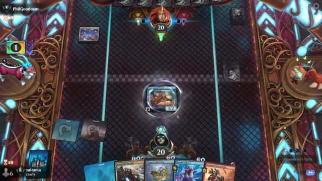 Watch MTG Arena Video Replay - Izzet Midrange by saitama VS Mono Black Aggro by PhilGoodman - Premier Draft Ranked