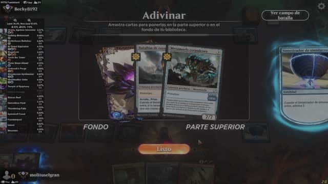 Watch MTG Arena Video Replay - Izzet Midrange by molituselgran VS Dimir Midrange by Becky8192 - Standard Ranked