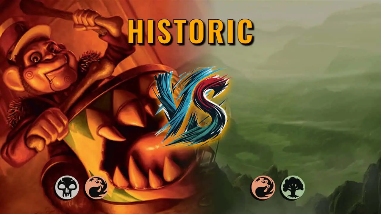 Watch MTG Arena Historic Video - Rakdos Aggro by saitama VS Gruul Midrange by リーン - 59101e