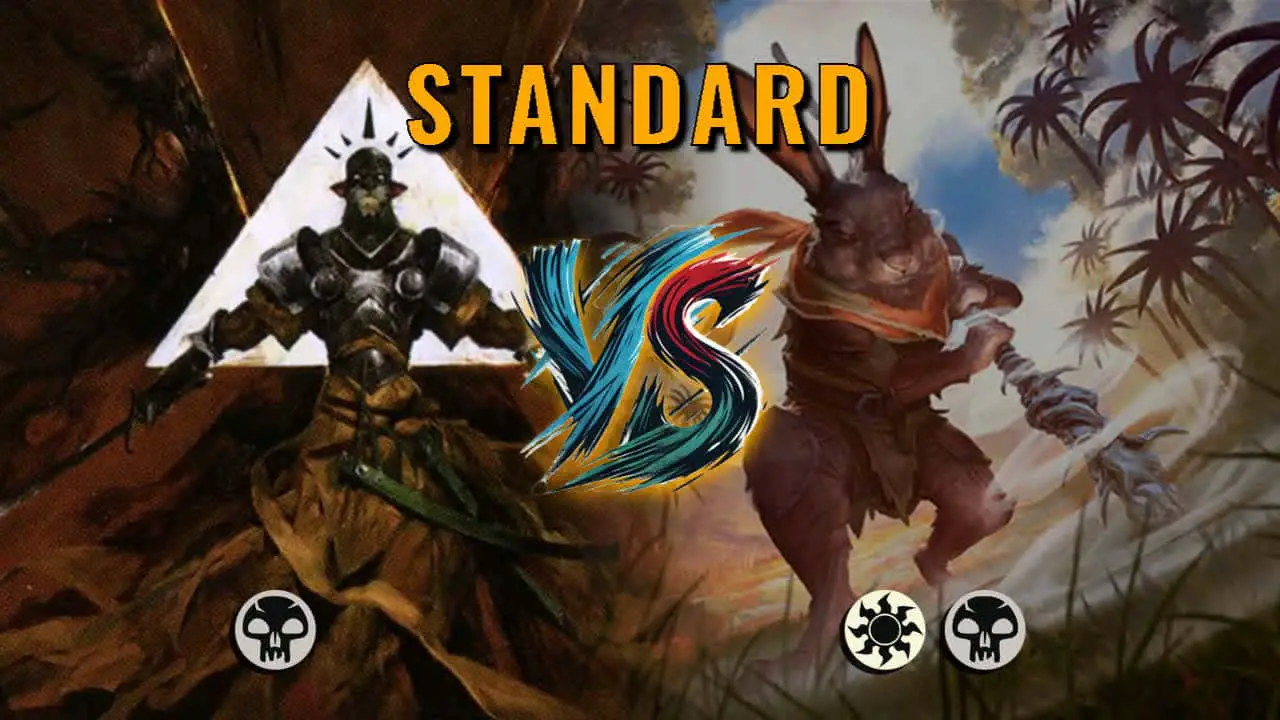 Watch MTG Arena Standard Video - Mono Black Midrange by ToneLoc1899 VS Orzhov Aggro by BeefyTheBoi - 52d4b3