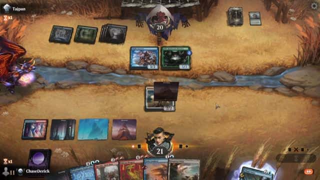 Watch MTG Arena Video Replay - Grixis Midrange by ChaseDerick VS Sultai Midrange by Tajpan - Premier Draft Ranked