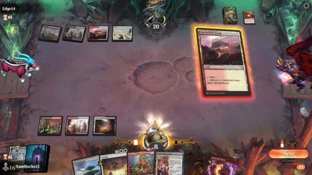 Watch MTG Arena Video Replay - Mardu Midrange by HamHocks42 VS Boros Aggro by Edge14 - Standard Play