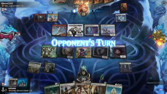 Watch MTG Arena Video Replay - Sythis, Harvest's Hand by saitama VS Tajic, Legion's Valor by Khero12345 - Historic Brawl