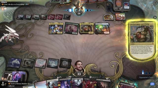 Watch MTG Arena Video Replay - Sorin of House Markov by Numbskull VS Loot, the Key to Everything by Absen - Historic Brawl