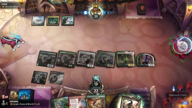 Watch MTG Arena Video Replay - Jetmir, Nexus of Revels by saitama VS The First Sliver by Jo@n - Historic Brawl