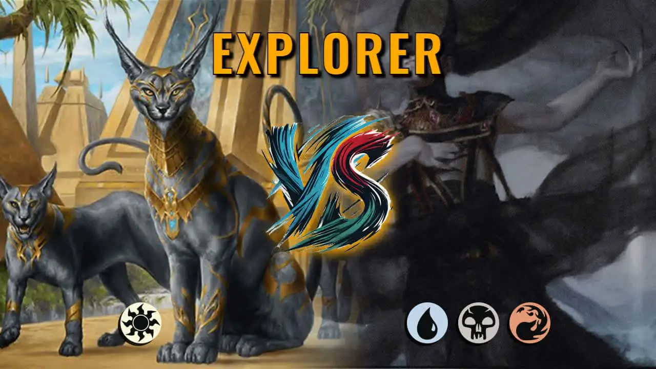 Watch MTG Arena Explorer Video - Mono White Aggro by Khat VS Grixis Midrange by Drazeel - d5aacb