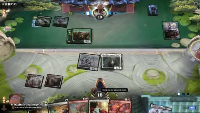 Watch MTG Arena Video Replay - Boros Aggro by MTGADailyChallengeOfficial VS Selesnya Midrange by 大喜利パパ - Traditional Historic Event