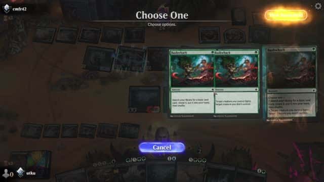 Watch MTG Arena Video Replay - Simic Midrange by utku VS Abzan Midrange by cmfr42 - Standard Ranked