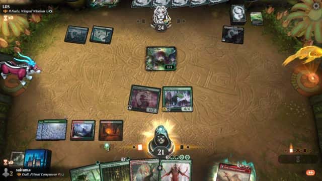 Watch MTG Arena Video Replay - Etali, Primal Conqueror by saitama VS A-Nadu, Winged Wisdom by LDS - Historic Brawl