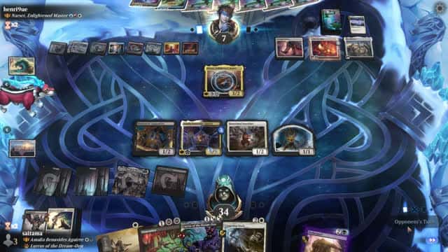 Watch MTG Arena Video Replay - Amalia Benavides Aguirre by saitama VS Narset, Enlightened Master by henri9ue - Historic Brawl