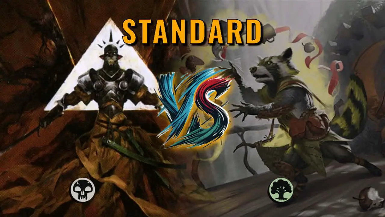 Watch MTG Arena Standard Video - Mono Black Midrange by ToneLoc1899 VS Mono Green Aggro by onetwo - dd3065