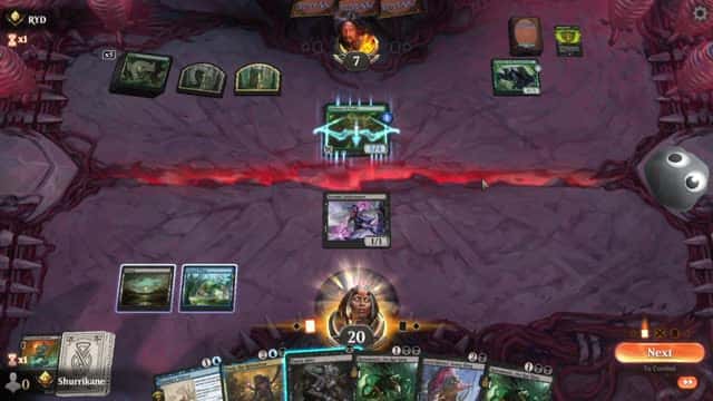 Watch MTG Arena Video Replay - Dimir Aggro by Shurrikane VS Mono Green Midrange by RYD - Standard Ranked