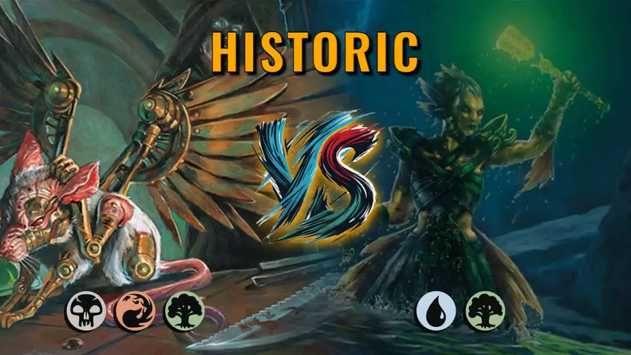 Watch MTG Arena Historic Video - Jund Midrange by saitama VS Simic Midrange by cubitrox - a6c77c