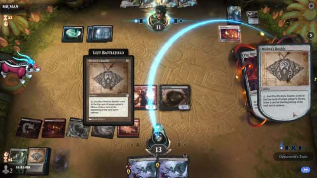 Watch MTG Arena Video Replay - Jund Midrange by saitama VS Dimir Midrange by MR MAN - Timeless Metagame Challenge