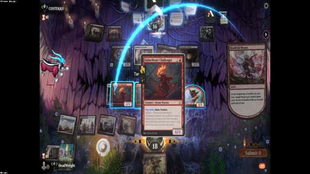 Watch MTG Arena Video Replay - Boros Aggro by DeadWeight VS Mono Black Midrange by COSTEKKO - Standard Ranked