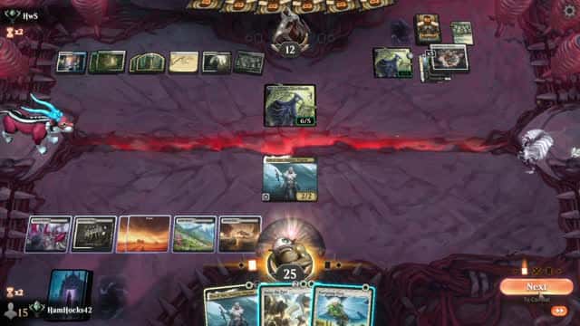 Watch MTG Arena Video Replay - Orzhov Aggro by HamHocks42 VS Bant Midrange by HwS - Standard Ranked