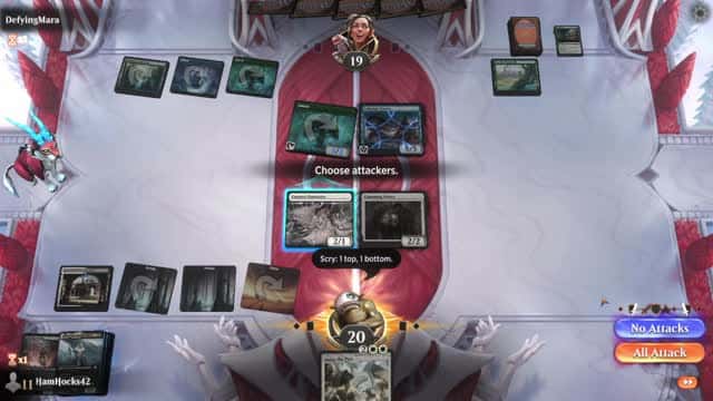 Watch MTG Arena Video Replay - Orzhov Aggro by HamHocks42 VS Simic Control by DefyingMara - Standard Play