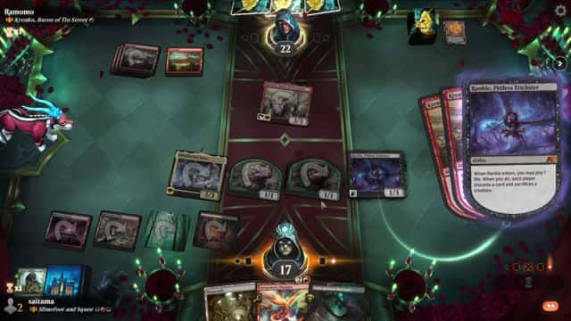 Watch MTG Arena Video Replay - Slimefoot and Squee by saitama VS Krenko, Baron of Tin Street by Ramomo - Historic Brawl