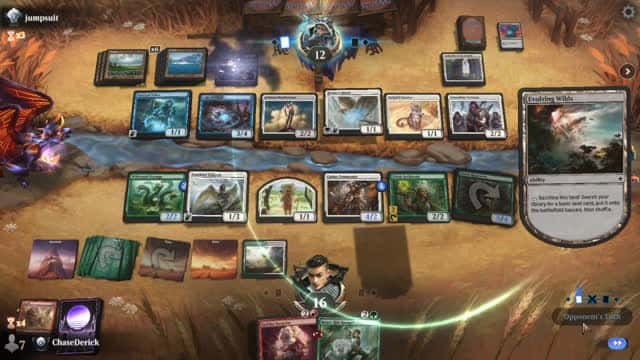 Watch MTG Arena Video Replay - Naya Midrange by ChaseDerick VS Azorius Midrange by jumpsuit - Premier Draft Ranked