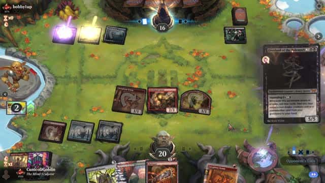 Watch MTG Arena Video Replay - Gruul Aggro by CunicoliGoblin VS Esper Midrange by bobby1up - Standard Traditional Ranked