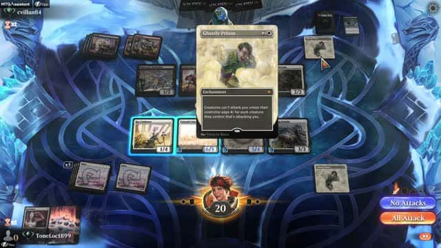 Watch MTG Arena Video Replay - Mono White Aggro by ToneLoc1899 VS Rakdos Aggro by cvillan84 - Historic Ranked