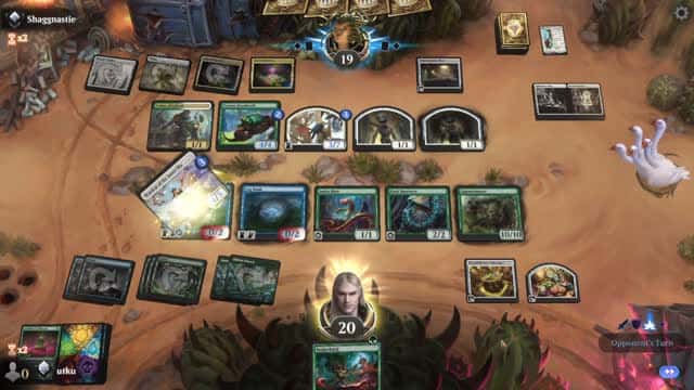 Watch MTG Arena Video Replay - Simic Midrange by utku VS Abzan Midrange by Shaggnastie - Standard Ranked