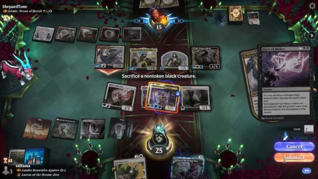 Watch MTG Arena Video Replay - Amalia Benavides Aguirre by saitama VS Jetmir, Nexus of Revels by ShepardTone - Historic Brawl