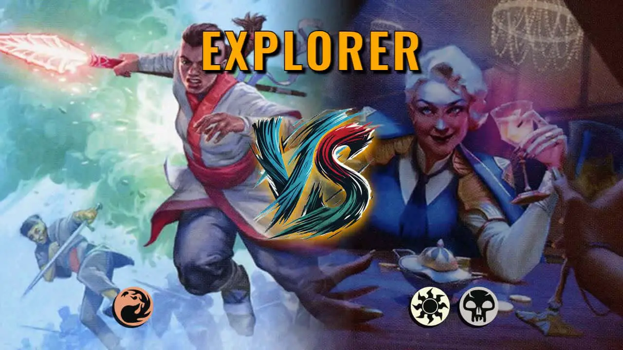 Watch MTG Arena Explorer Video - Mono Red Aggro by Khat VS Orzhov Aggro by VanDragon - 93d40b