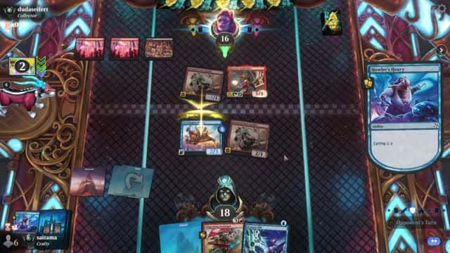 Watch MTG Arena Video Replay - Izzet Midrange by saitama VS Rakdos Aggro by dudaseifert - Premier Draft Ranked