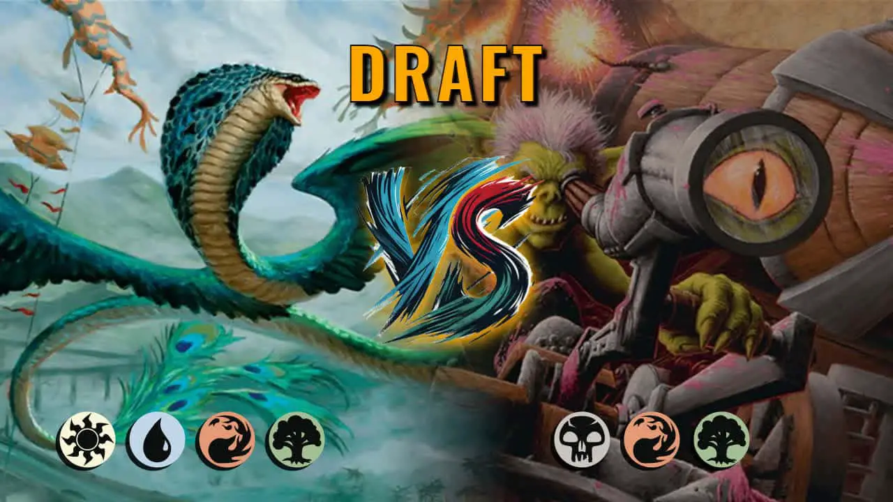 Watch MTG Arena Draft Video - WURG Midrange by saitama VS Jund Midrange by Tronde - d46f1f