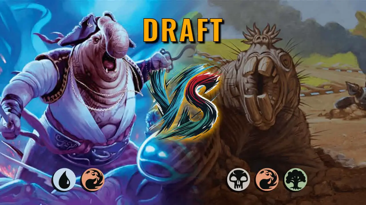 Watch MTG Arena Draft Video - Izzet Midrange by saitama VS Jund Midrange by Nelluc - 44f685