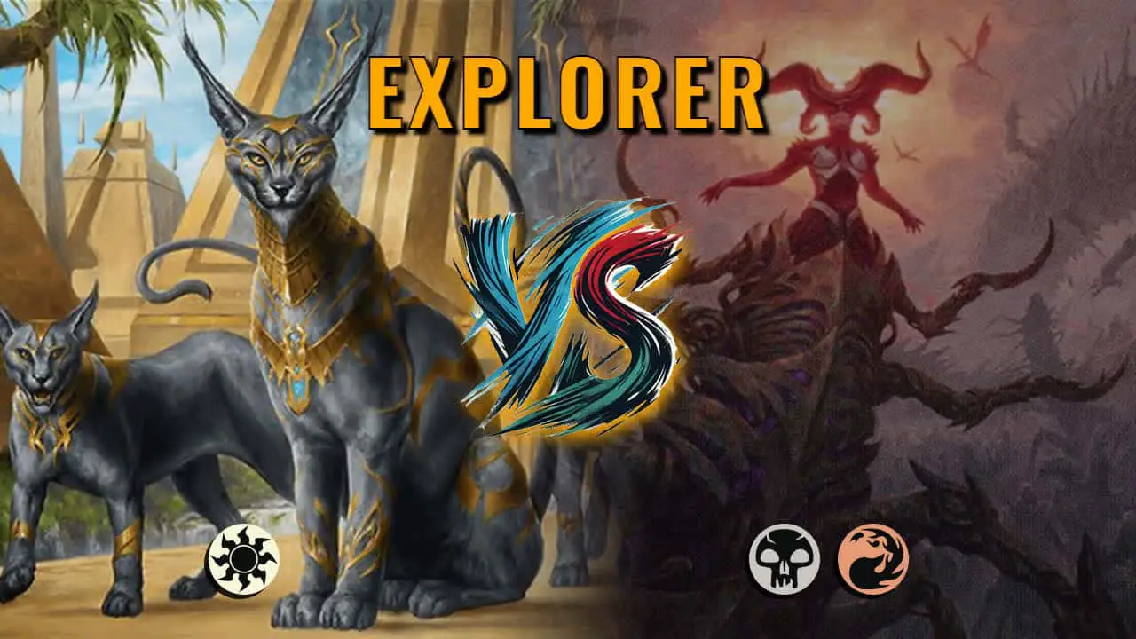 Watch MTG Arena Explorer Video - Mono White Aggro by Khat VS Rakdos Midrange by Dario Oliva - b56ba2