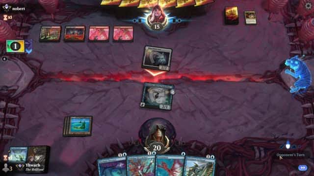 Watch MTG Arena Video Replay - Mono Blue Aggro by Yhwach VS Rakdos Midrange by nobert - Standard Ranked