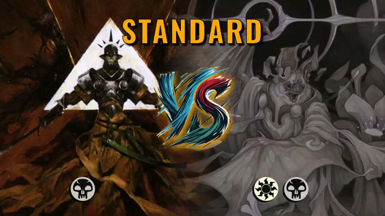 Watch MTG Arena Standard Video - Mono Black Midrange by ToneLoc1899 VS Orzhov Aggro by Cake1207 - a59e2f