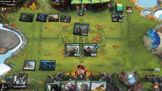 Watch MTG Arena Video Replay - Simic Midrange by ToneLoc1899 VS Sultai Midrange by Trawajka - Standard Ranked