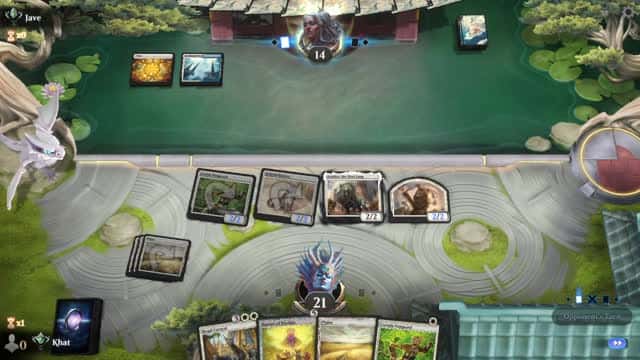 Watch MTG Arena Video Replay - Mono White Aggro by Khat VS Azorius Midrange by Jave - Explorer Ranked