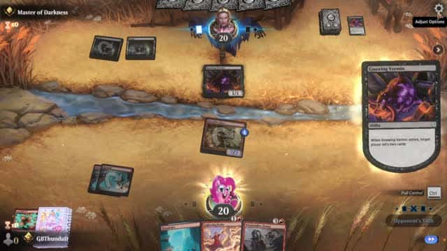 Watch MTG Arena Video Replay - Mono Red Aggro by GBThundaII VS Mono Black Aggro by Master of Darkness - Standard Ranked