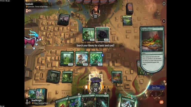 Watch MTG Arena Video Replay - Nissa, Vastwood Seer by DeadWeight VS Goreclaw, Terror of Qal Sisma by Kamisaki - MWM Brawl Builder