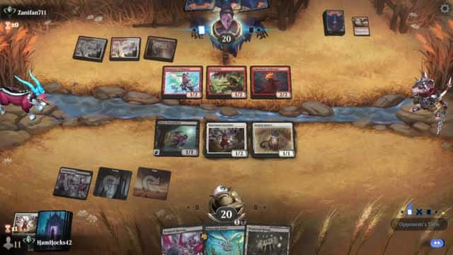 Watch MTG Arena Video Replay - Orzhov Aggro by HamHocks42 VS Jeskai Aggro by Zanifan711 - Standard Ranked